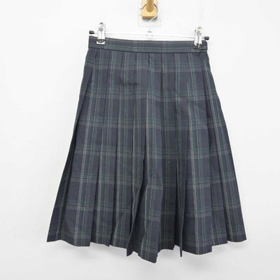 【中古】滋賀県 皇子山中学校 女子制服 3点 (ニットベスト・スカート) sf059074