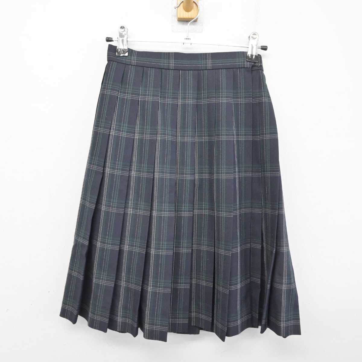 【中古】滋賀県 皇子山中学校 女子制服 4点 (ブレザー・ニット・スカート) sf059075