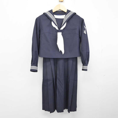 【中古】東京都 共立女子中学校 女子制服 4点 (セーラー服・スカート) sf059082