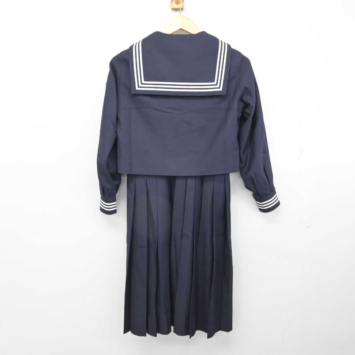 【中古】東京都 共立女子中学校 女子制服 4点 (セーラー服・スカート) sf059082