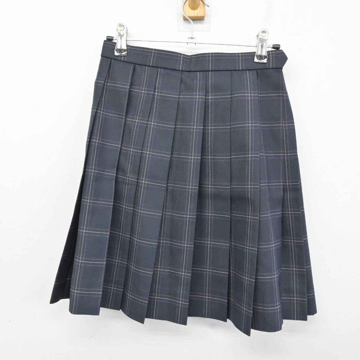 【中古】神奈川県 厚木清南高等学校 女子制服 6点 (ブレザー・シャツ・スカート) sf059084