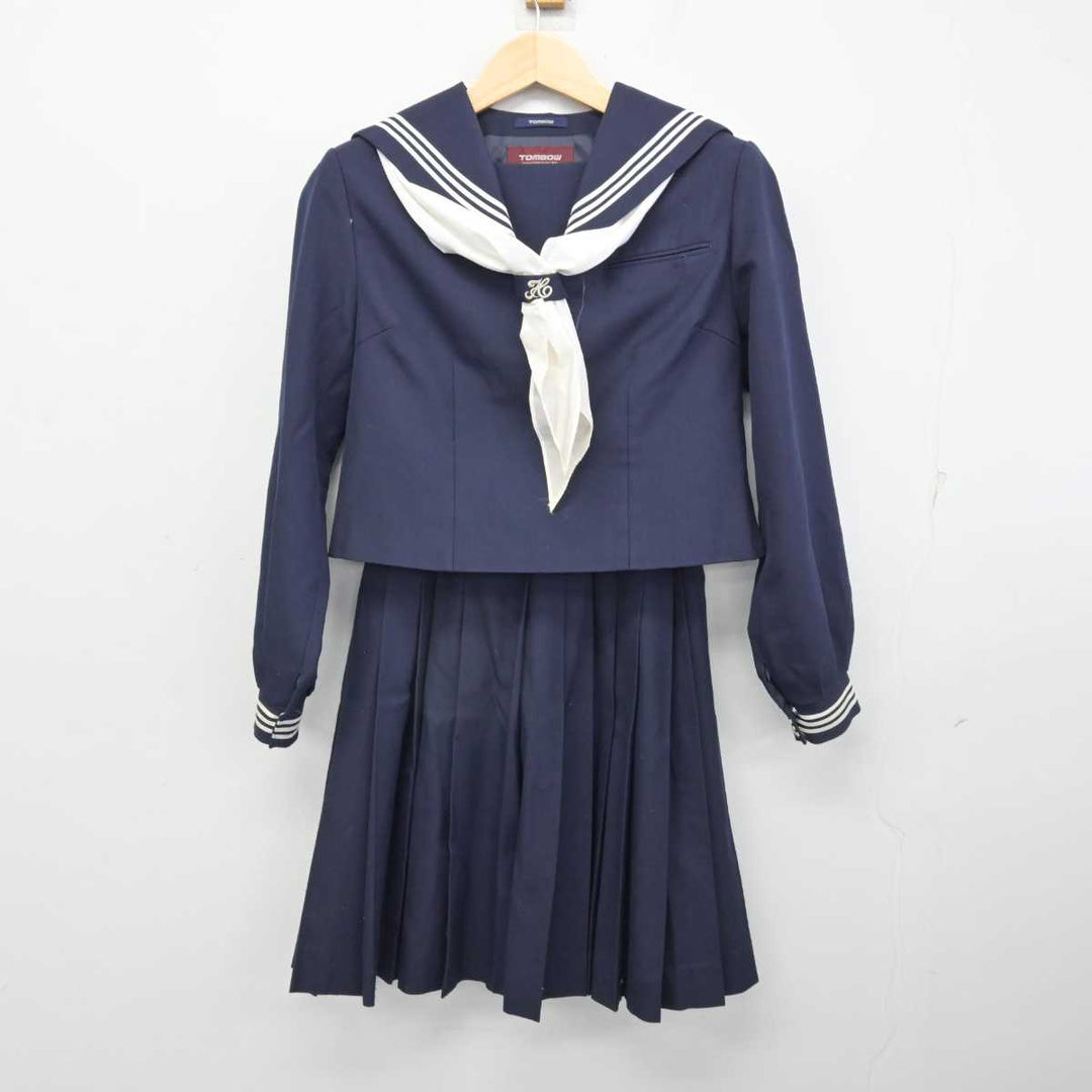 【中古】茨城県 新利根中学校 女子制服 3点 (セーラー服・スカート) sf059089 | 中古制服通販パレイド