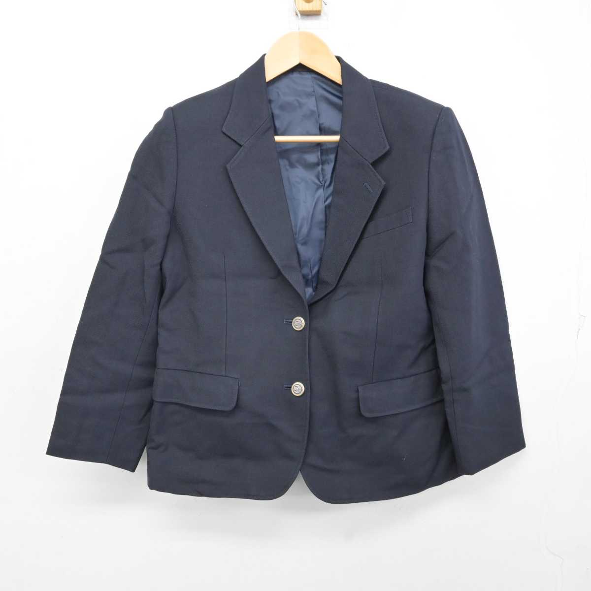 【中古】千葉県 特別支援学校流山高等学園 女子制服 3点 (ブレザー・スカート) sf059094