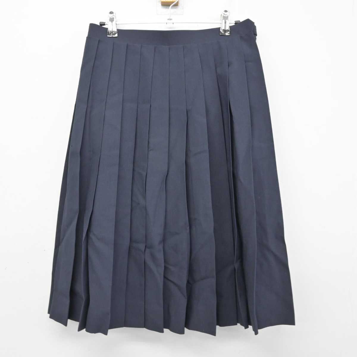 【中古】茨城県 鹿野中学校 女子制服 2点 (セーラー服・スカート) sf059105