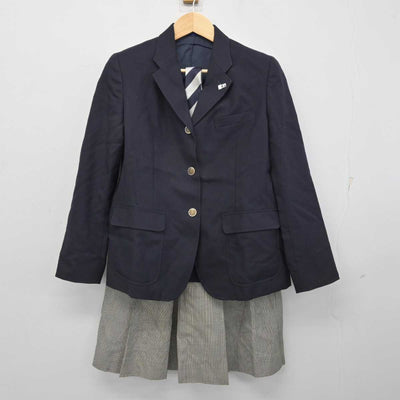 【中古】東京都 城西大学附属城西中学校・高等学校 女子制服 6点 (ブレザー・スカート) sf059106