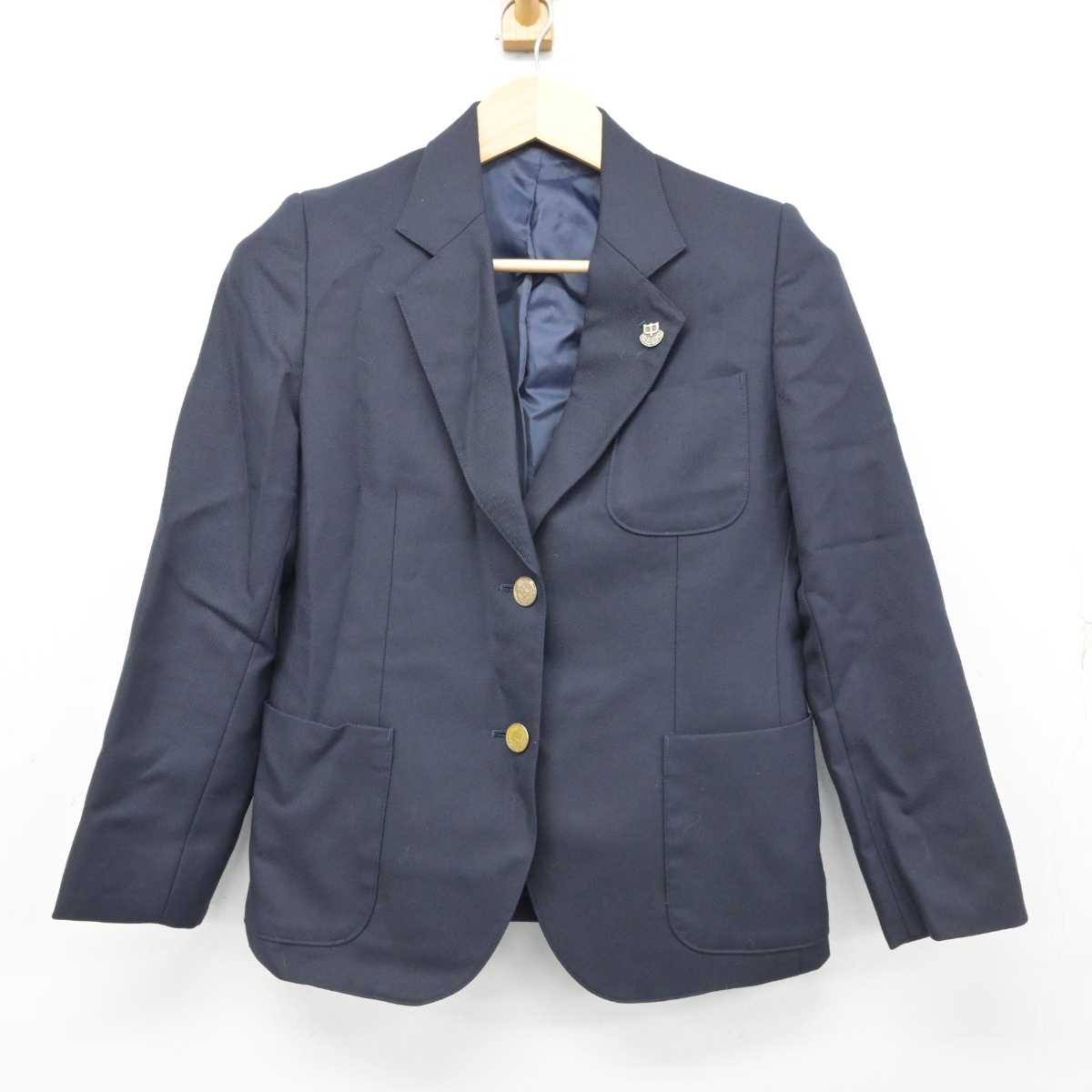 【中古】埼玉県 宮原中学校 女子制服 5点 (ブレザー・ベスト・スカート) sf059123