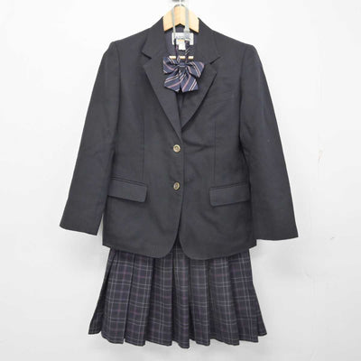 【中古】茨城県 美浦特別支援学校 女子制服 3点 (ブレザー・スカート) sf059127