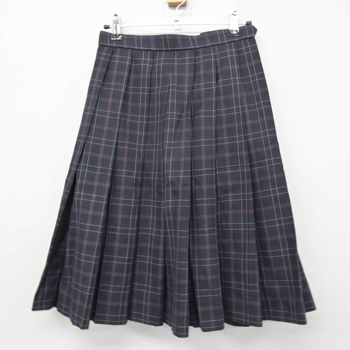 【中古】茨城県 美浦特別支援学校 女子制服 3点 (ブレザー・スカート) sf059127