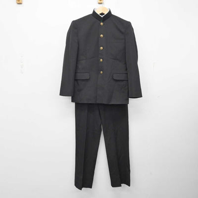 【中古】 学校名不明 男子制服 2点 (学ラン・ズボン) sf059130