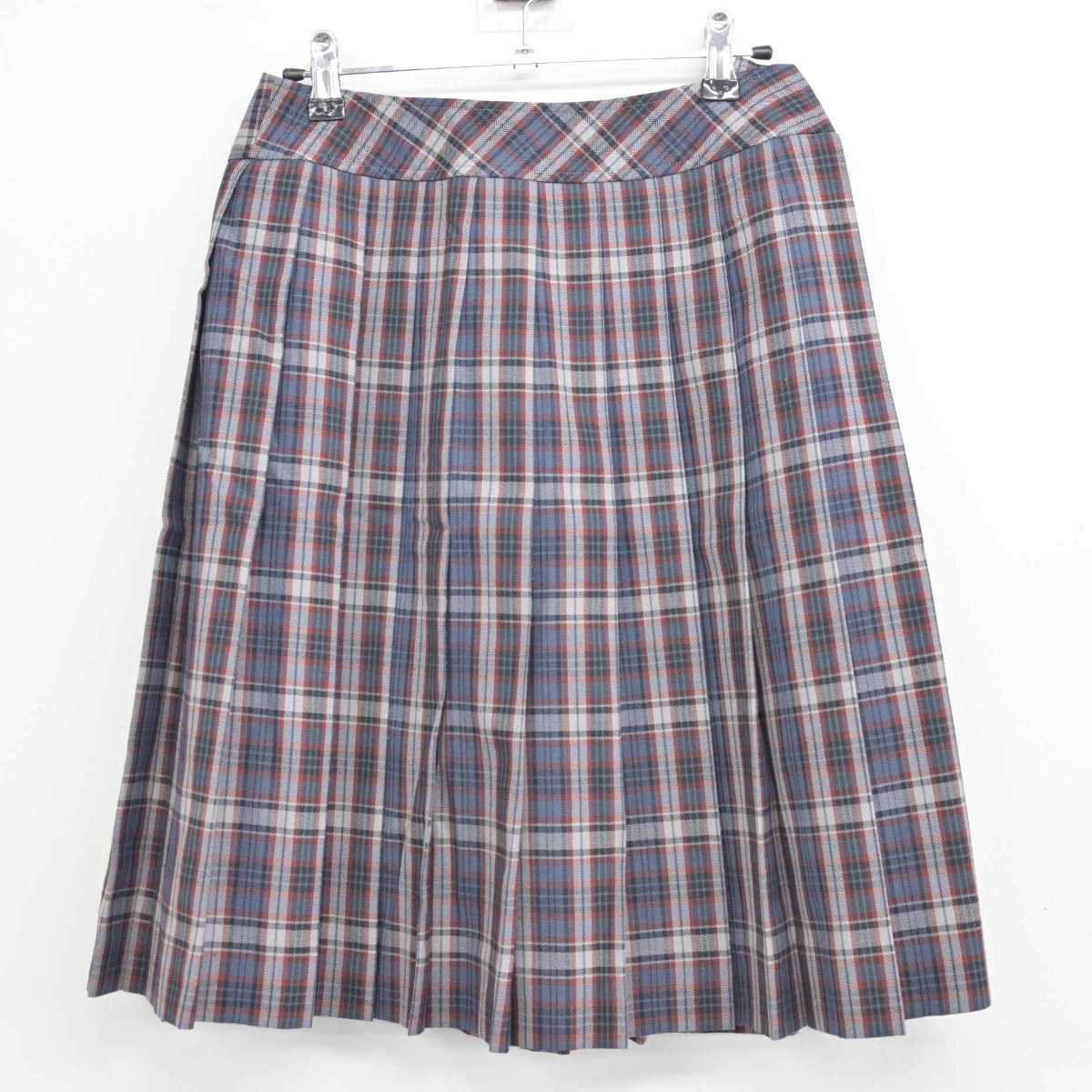 【中古】福岡県 稲築志耕館高等学校 女子制服 2点 (シャツ・スカート) sf059147