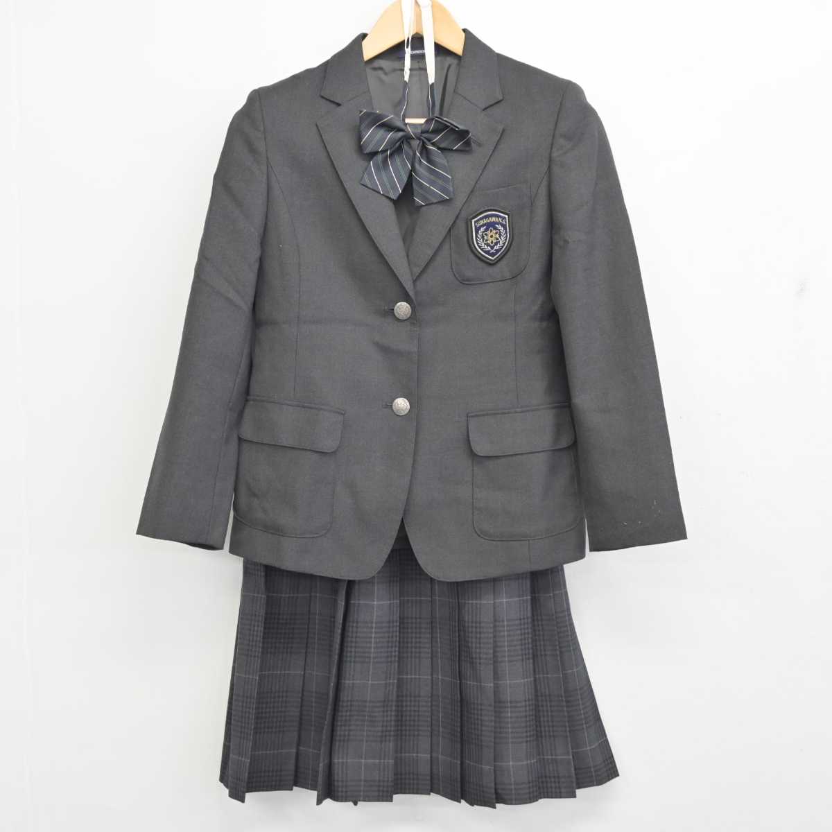 【中古】東京都 砂川高等学校 女子制服 3点 (ブレザー・スカート) sf059150