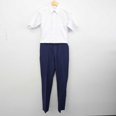 【中古】埼玉県 安行東中学校 男子制服 2点 (シャツ・ズボン) sf059165