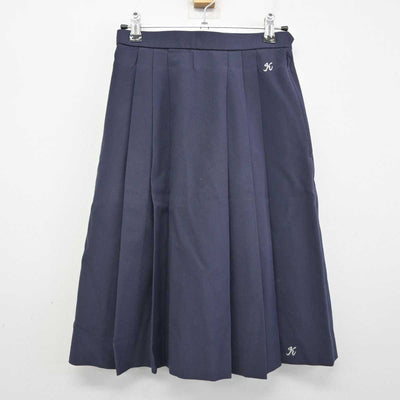 【中古】静岡県 湖西高等学校 女子制服 3点 (ニット・ブラウス・スカート) sf059182