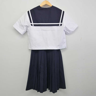 【中古】香川県 飯山中学校 女子制服 3点 (セーラー服・スカート) sf059189