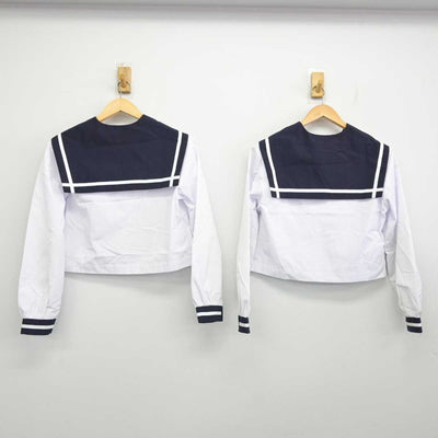 【中古】香川県 飯山中学校 女子制服 2点 (セーラー服) sf059190