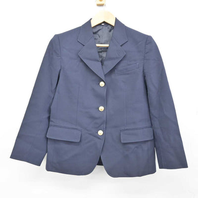 【中古】岡山県 竜操中学校 女子制服 2点 (ブレザー・スカート) sf059198