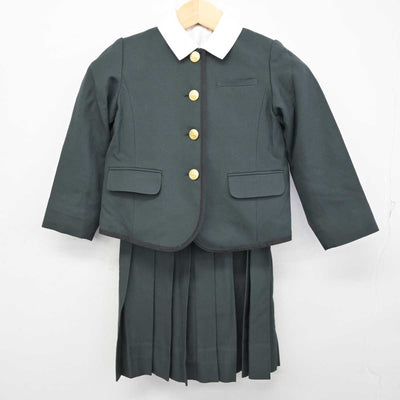 【中古】神奈川県 鎌倉女子大学初等部 女子制服 4点 (ブレザー・シャツ・スカート) sf059203