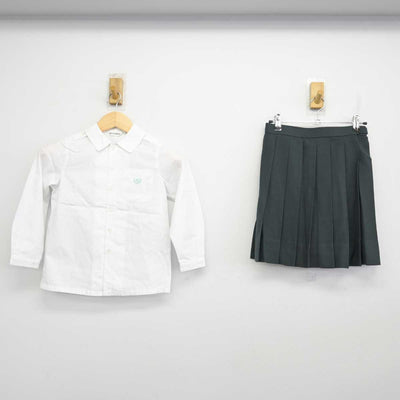 【中古】神奈川県 鎌倉女子大学初等部 女子制服 4点 (ブレザー・シャツ・スカート) sf059203