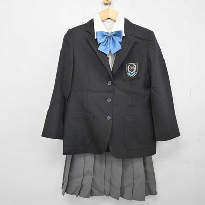 【中古】宮城県 東北生活文化大学高等学校 女子制服 4点 (ブレザー・シャツ・スカート) sf059210