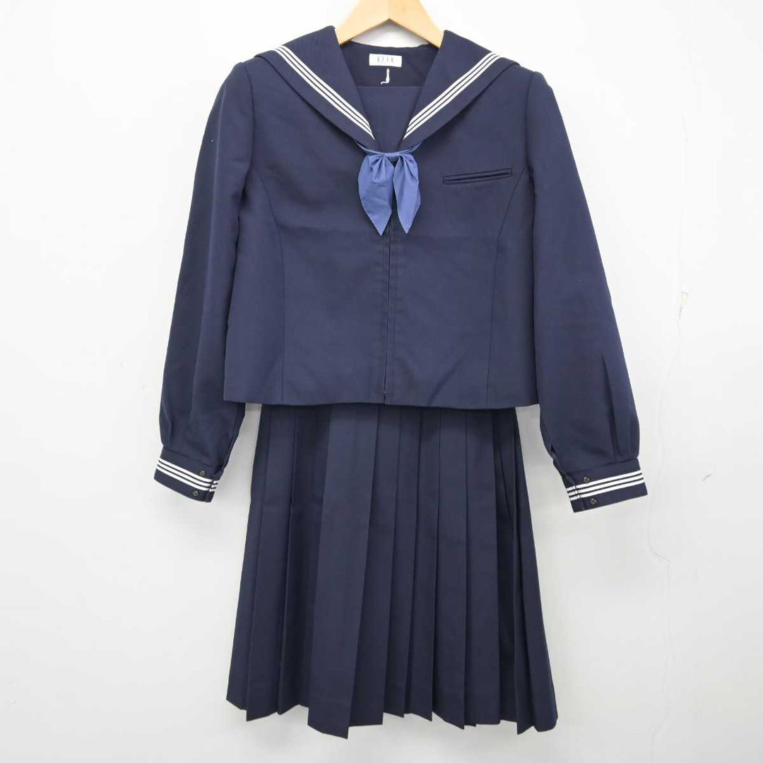 【中古】静岡県 清水第三中学校 女子制服 3点 (セーラー服・スカート) sf059214 | 中古制服通販パレイド