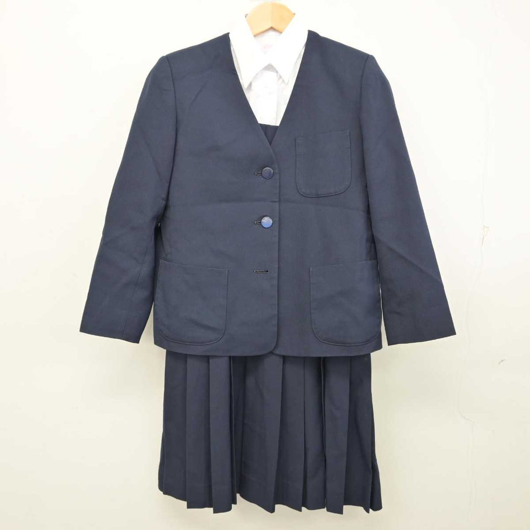 【中古】東京都 青梅市立第三中学校 女子制服 3点 (ブレザー・シャツ・ジャンパースカート) sf059216 | 中古制服通販パレイド