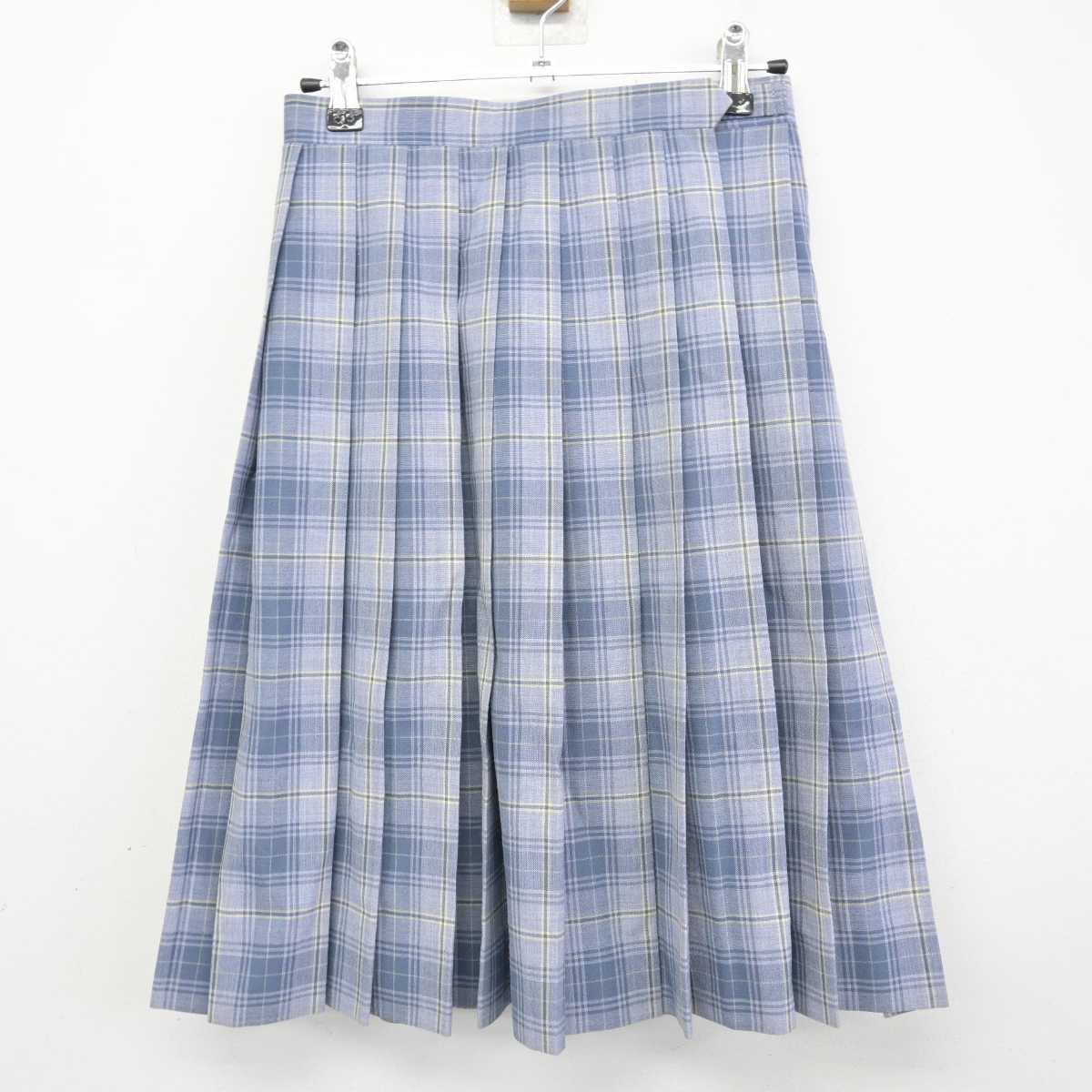 【中古】東京都 青梅市立第三中学校 女子制服 3点 (ベスト・シャツ・スカート) sf059217