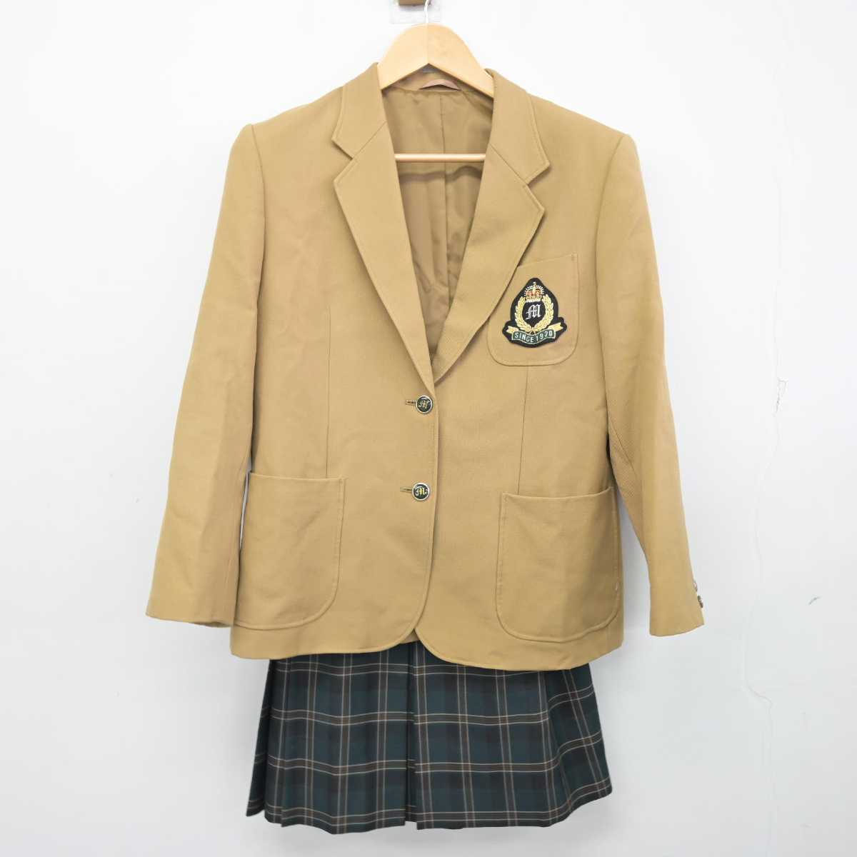 【中古】三重県 松阪商業高等学校 女子制服 3点 (ブレザー・スカート) sf059218