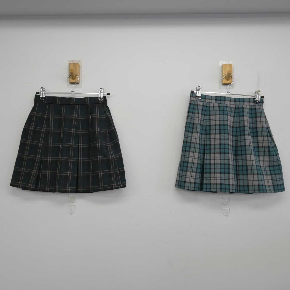 【中古】三重県 松阪商業高等学校 女子制服 2点 (スカート) sf059219