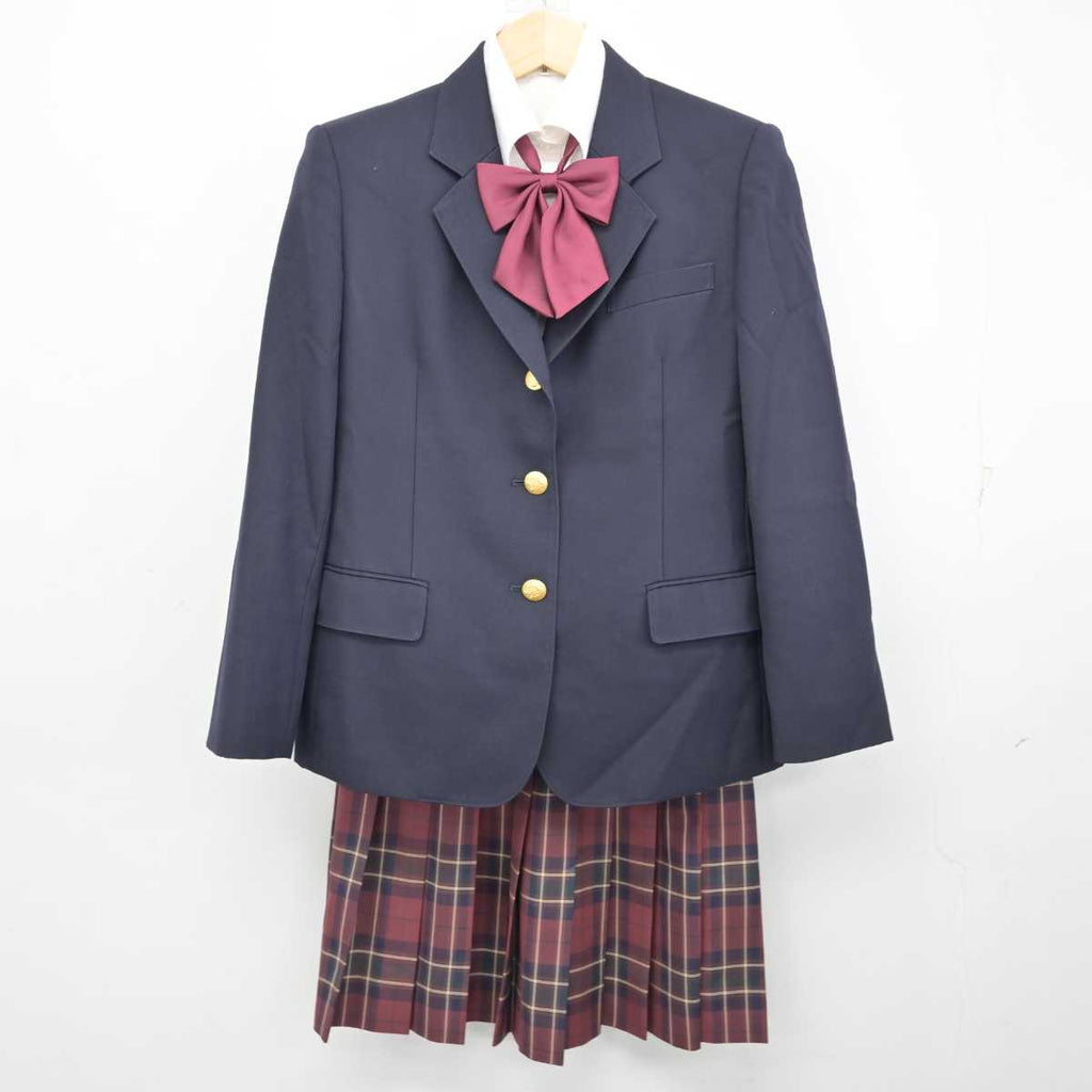 品質保証SALE大阪府 高石高等学校 女子制服 4点（ブレザー・スカート・シャツ）sf000995 学生服