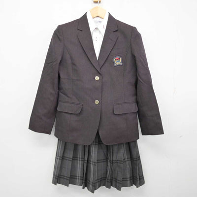 【中古】大阪府 阪南市立鳥取中学校 女子制服 3点 (ブレザー・シャツ・スカート) sf059224