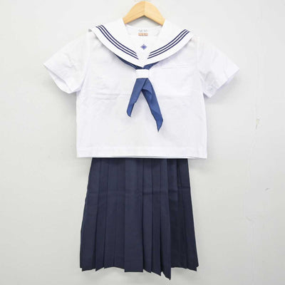 【中古】岩手県 仙北中学校 女子制服 3点 (セーラー服・スカート) sf059236