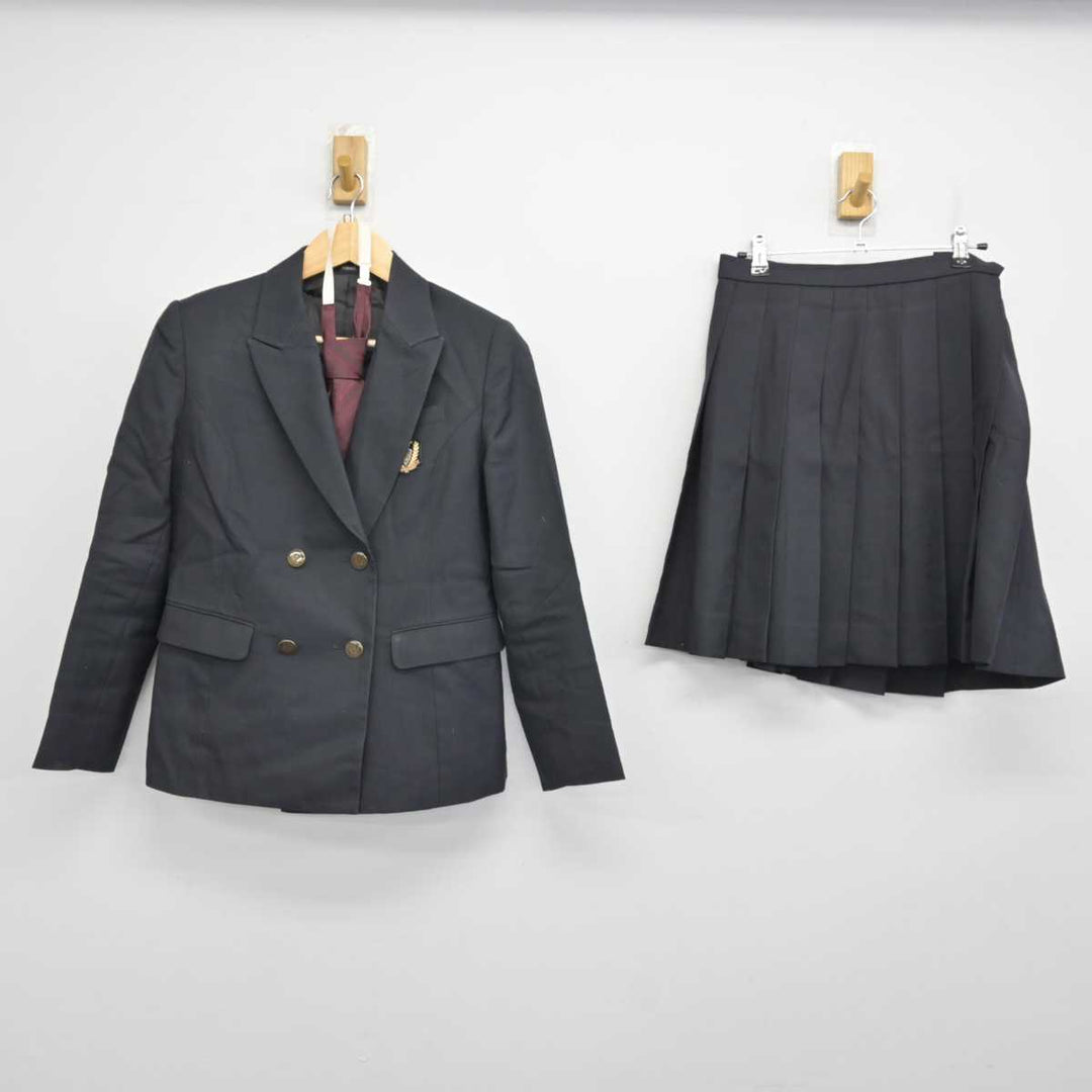 【中古】埼玉県 埼玉栄高等学校 女子制服 4点 (ブレザー・スカート) sf059241