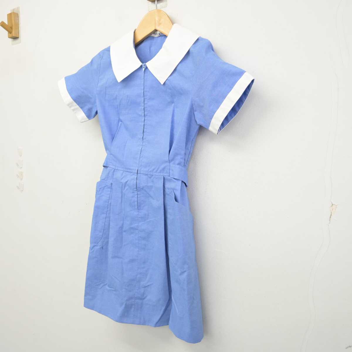 【中古】神奈川県 鎌倉女子大学 初等部 女子制服 2点 (ワンピース) sf059257