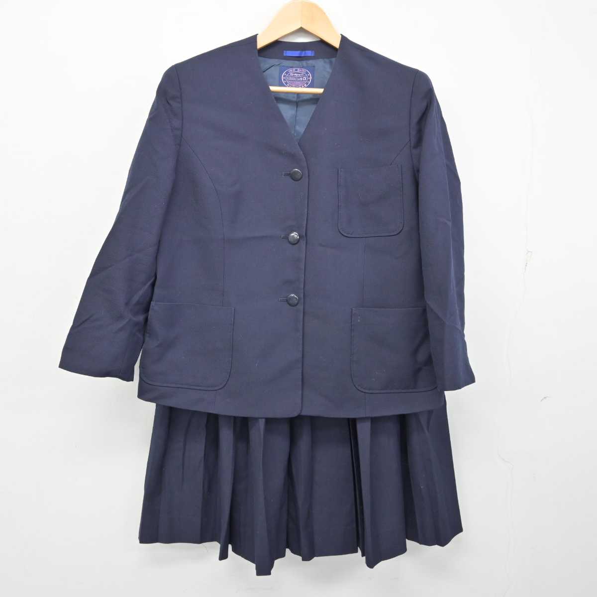 【中古】北海道 景雲中学校 女子制服 2点 (ブレザー・スカート) sf059258