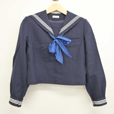 【中古】香川県 香東中学校 女子制服 3点 (セーラー服・スカート) sf059267