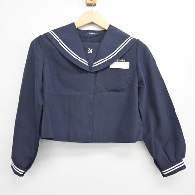 【中古】沖縄県 石垣第二中学校 女子制服 2点 (セーラー服・スカート) sf059269