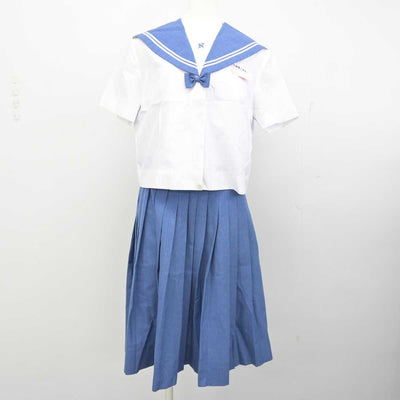 【中古】沖縄県 石垣第二中学校 女子制服 2点 (セーラー服・スカート) sf059271