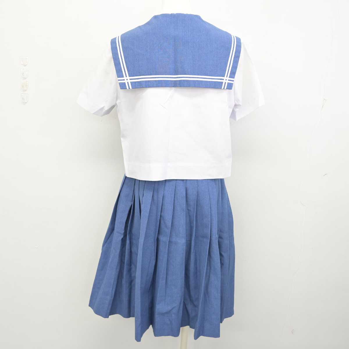 【中古】沖縄県 石垣第二中学校 女子制服 2点 (セーラー服・スカート) sf059272