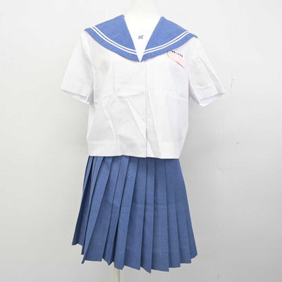 【中古】沖縄県 石垣第二中学校 女子制服 2点 (セーラー服・スカート) sf059273