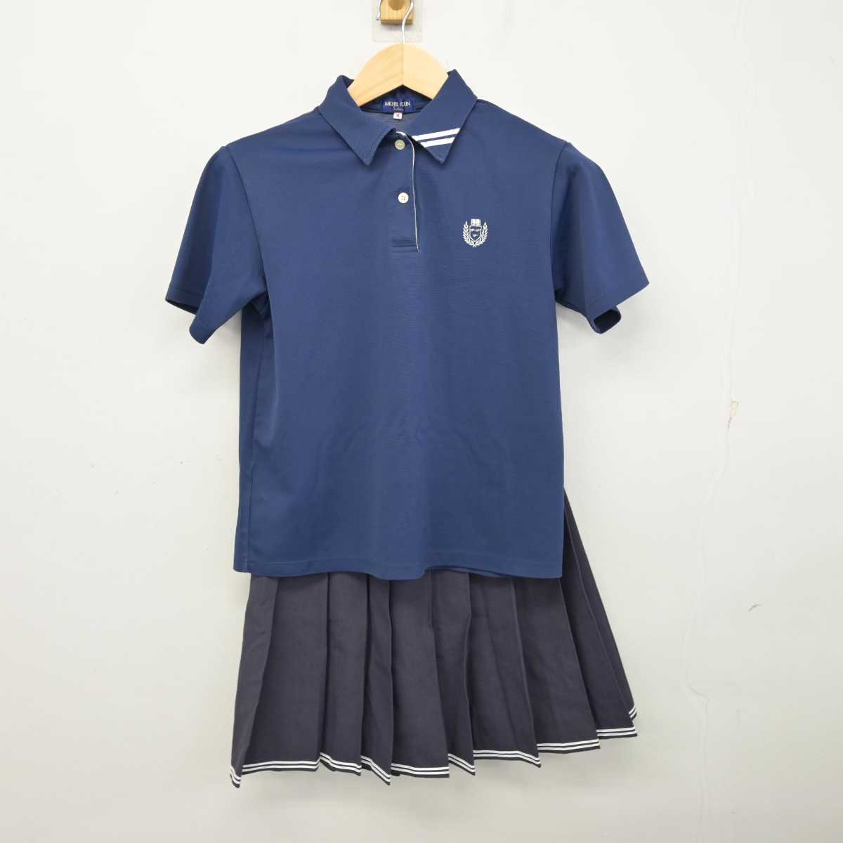 【中古】岡山県 創志学園高等学校 女子制服 4点 (セーラー服・シャツ・スカート) sf059278