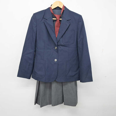 【中古】神奈川県 菅田中学校 女子制服 3点 (ブレザー・スカート) sf059280