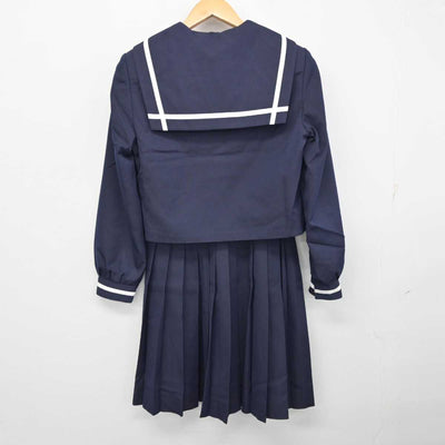 【中古】香川県 屋島中学校 女子制服 3点 (セーラー服・スカート) sf059286