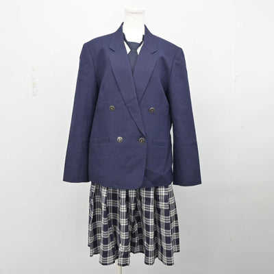 【中古】宮城県 聖和学園高等学校 女子制服 6点 (ブレザー・ベスト・スカート) sf059293