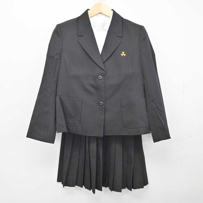 【中古】高知県 高知小津高等学校 女子制服 4点 (ブレザー・ベスト・シャツ・スカート) sf059297