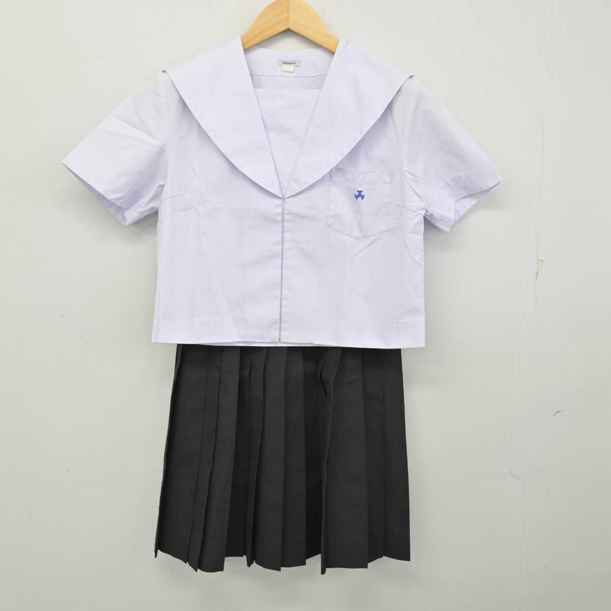 【中古】高知県 高知小津高等学校 女子制服 3点 (セーラー服・スカート) sf059298