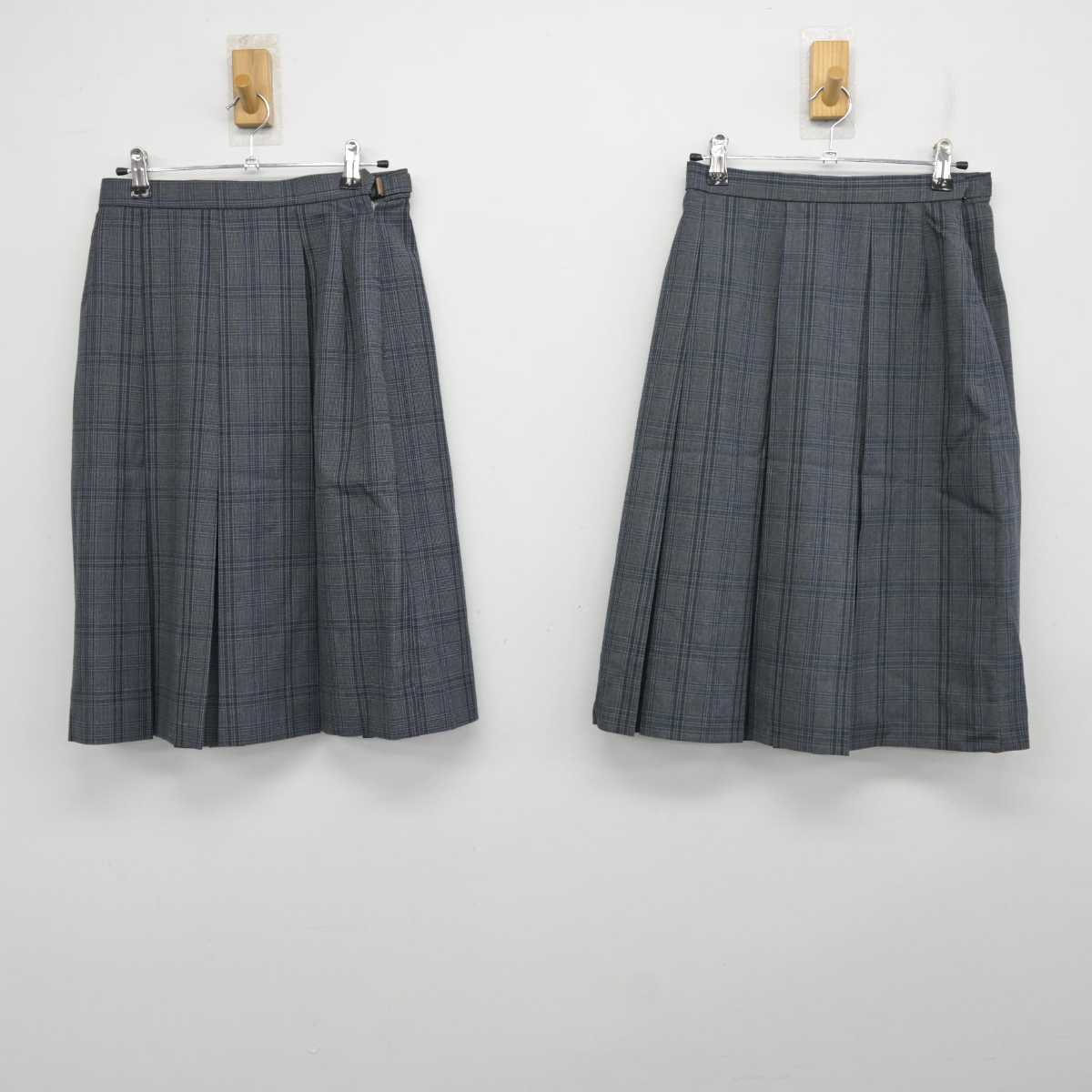 【中古】山形県 鶴岡第五中学校 女子制服 5点 (ブレザー・スカート) sf059311