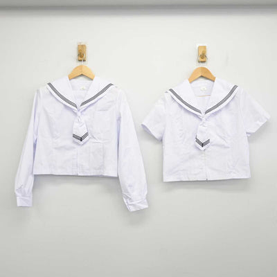 【中古】北海道 宮の森中学校 女子制服 2点 (セーラー服) sf059314