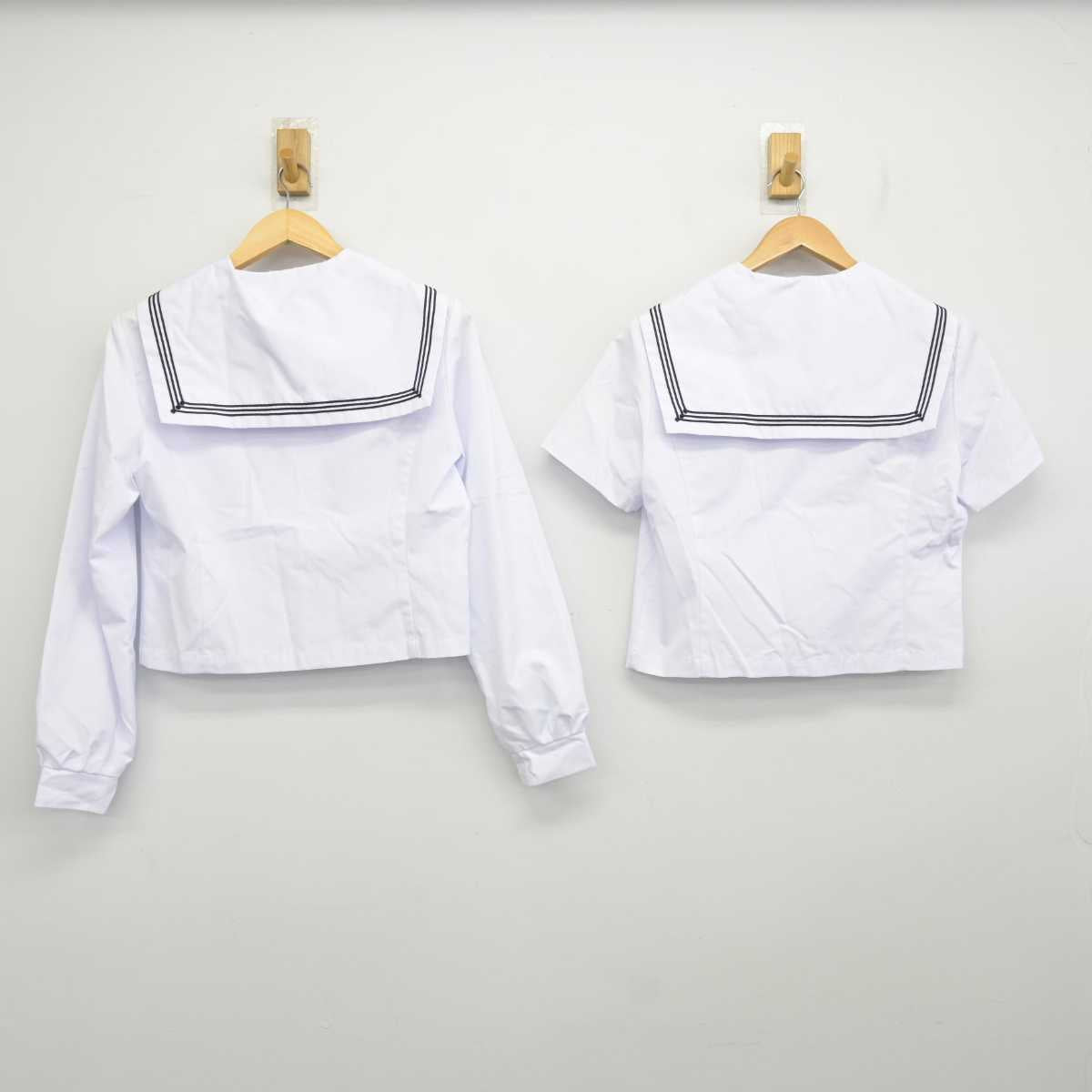 【中古】北海道 宮の森中学校 女子制服 2点 (セーラー服) sf059314