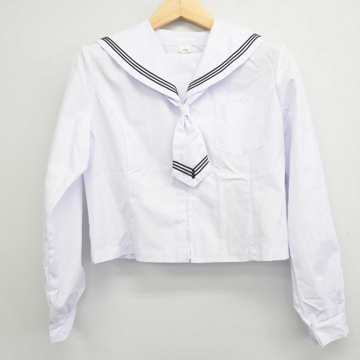 【中古】北海道 宮の森中学校 女子制服 2点 (セーラー服) sf059314