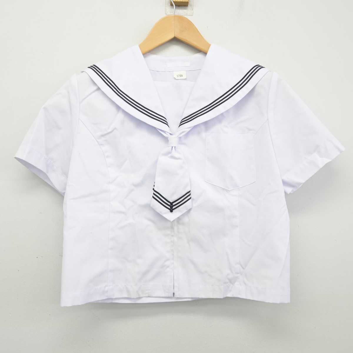 【中古】北海道 宮の森中学校 女子制服 2点 (セーラー服) sf059314